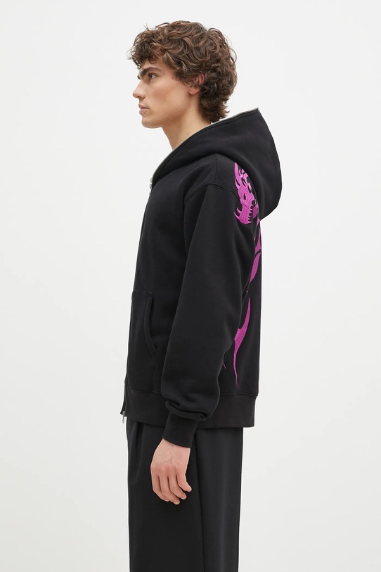 Oblečení Mikina PLEASURES Dragon Zip P24W032 černá