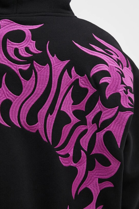 PLEASURES sweatshirt Dragon Zip P24W032