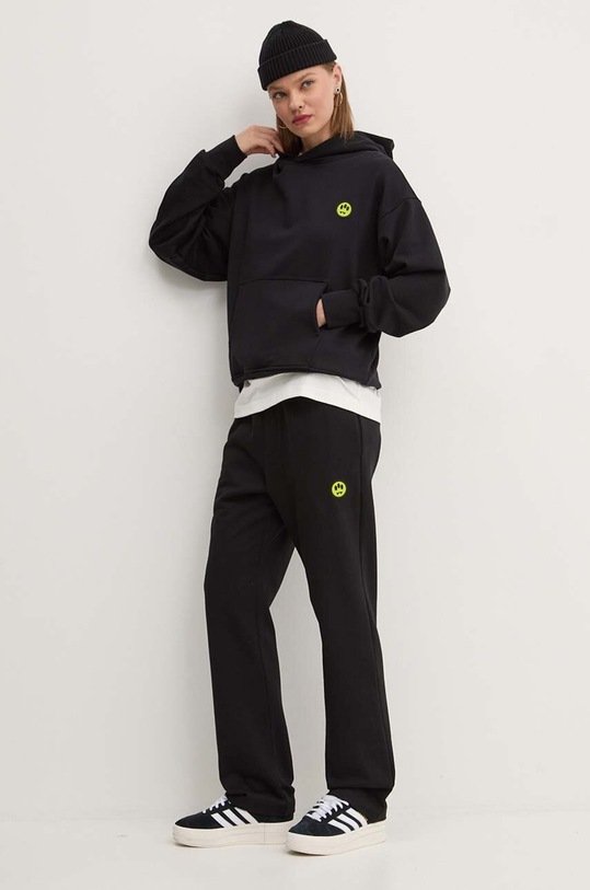 Pamučna dukserica Barrow F4BWUAHS138 crna