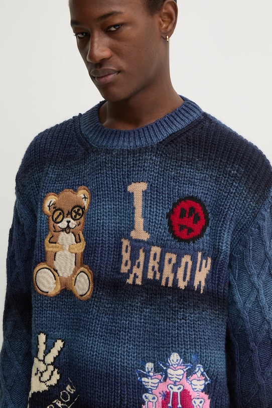 Πουλόβερ με προσθήκη μαλλιού Barrow F4BWUAJP048
