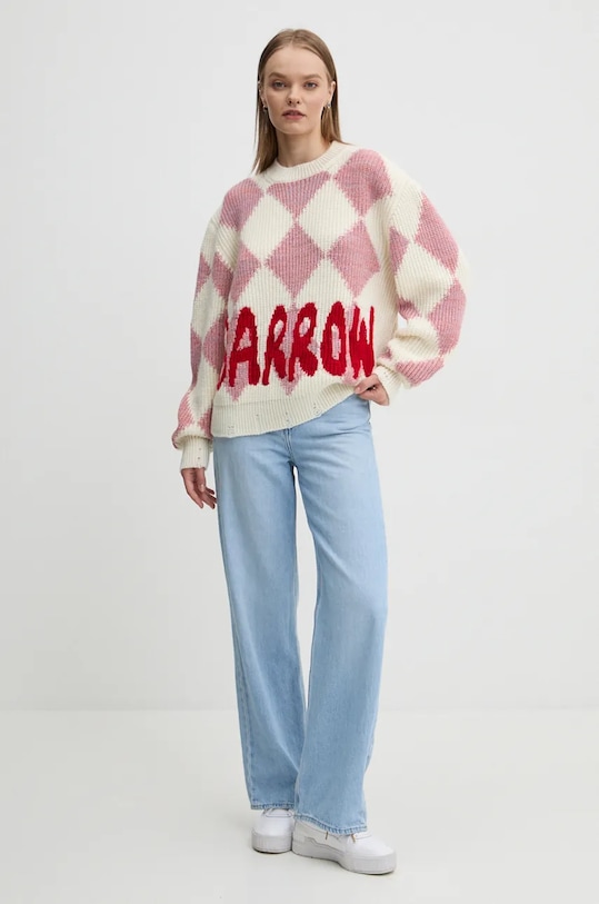 Barrow pulover de lana F4BWUAJP050 bej