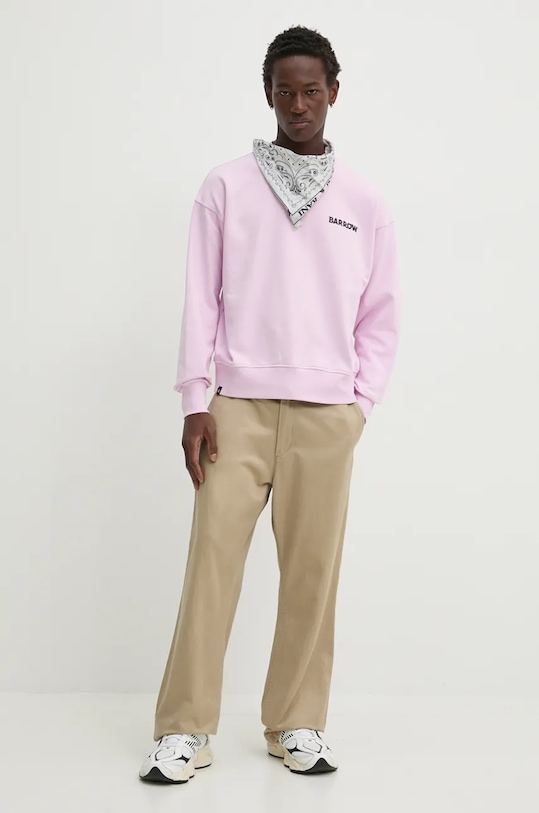 Dukserica Barrow F4BWUASW133 roza AW24