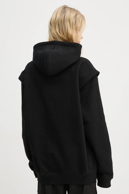 Pamučna dukserica Heliot Emil HE.M.08.053.BLK01 crna