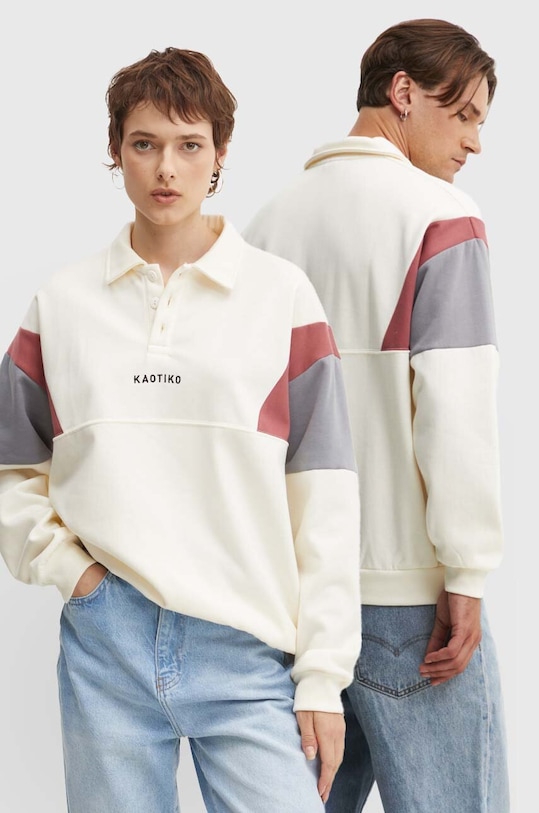 Kaotiko bluza cu modele bej AP015.01.G002