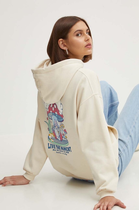 Oblečení Mikina Kaotiko AP031.01.M002 béžová