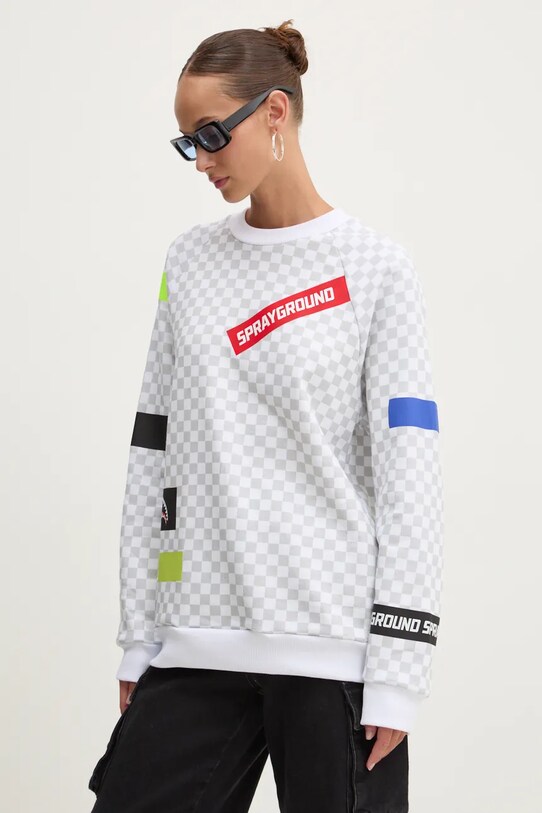 Îmbrăcăminte Sprayground hanorac de bumbac SP256 gri