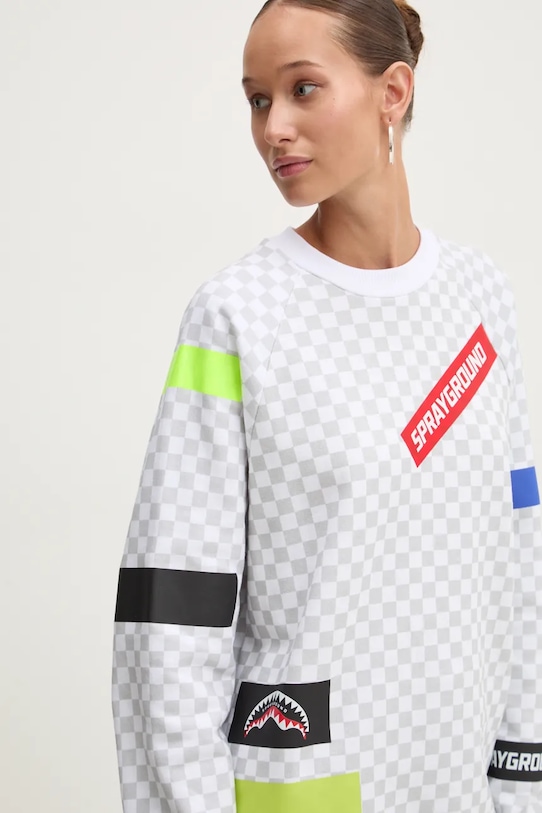 Sprayground bluza bawełniana SP256 szary