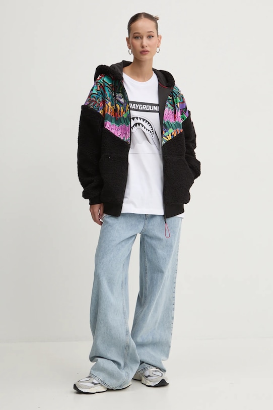 Odzież Sprayground bluza polarowa SP373 czarny