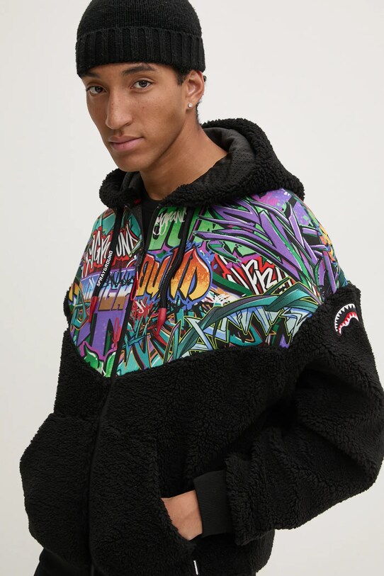 Sprayground hanorac fleece negru SP373