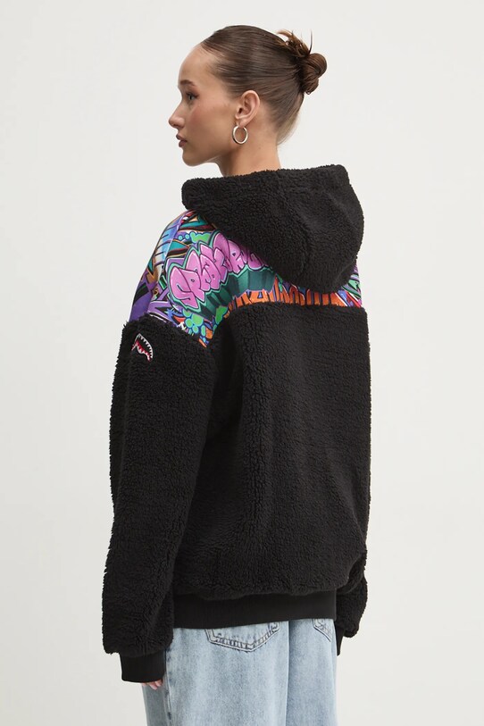 Sprayground hanorac fleece SP373 negru