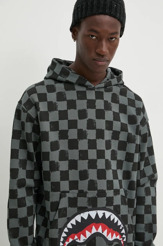 Bavlněná mikina Sprayground SP611 šedá