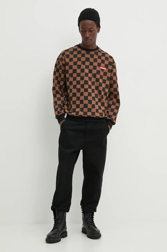 Îmbrăcăminte Sprayground hanorac de bumbac SP612 maro