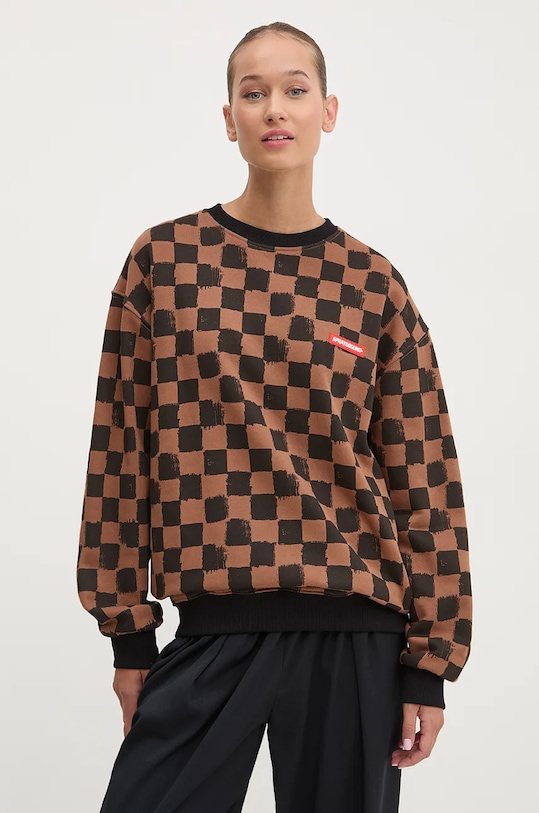 Sprayground hanorac de bumbac maro SP612