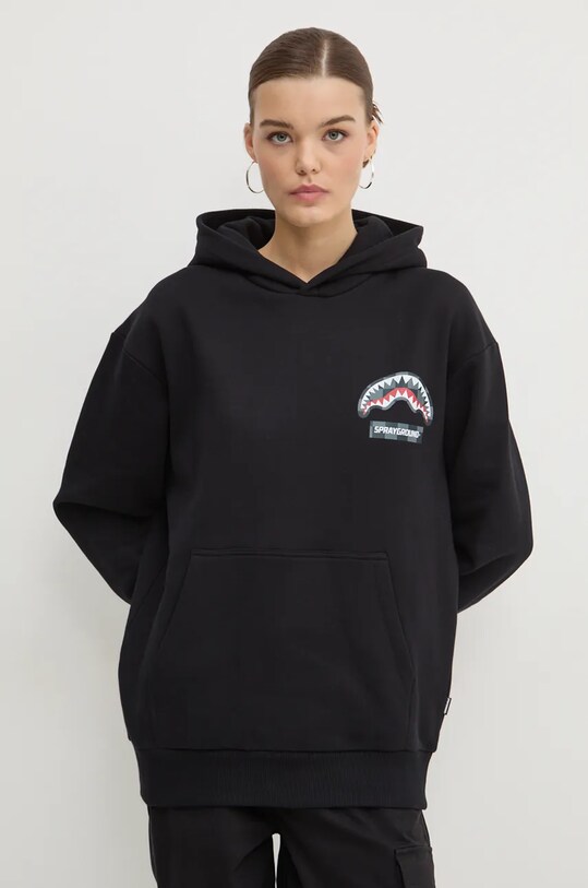 Одяг Бавовняна кофта Sprayground SP678 чорний