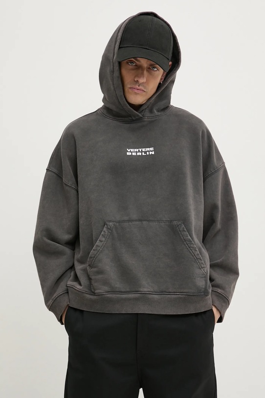 Bavlněná mikina Vertere Berlin VER.H130 šedá AW24