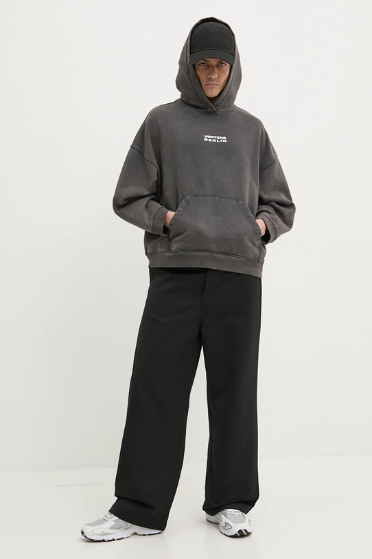 Bavlněná mikina Vertere Berlin šedá VER.H130