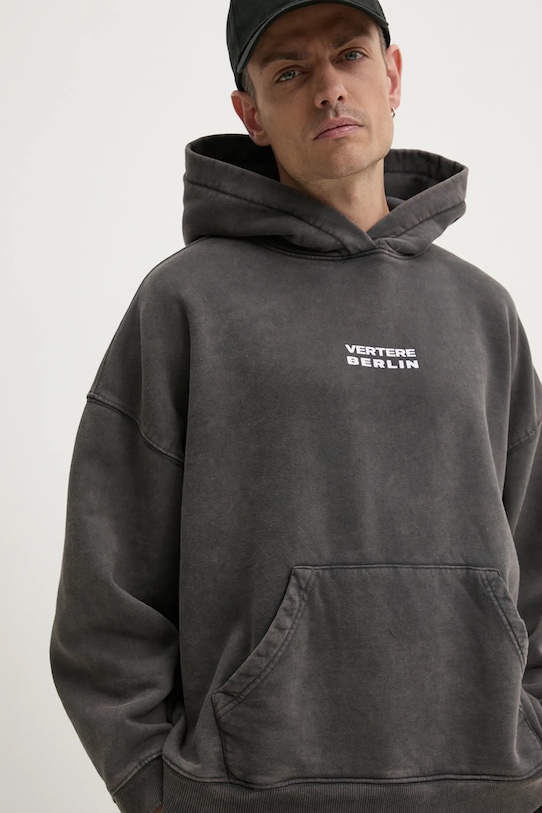 Bavlněná mikina Vertere Berlin VER.H130 šedá