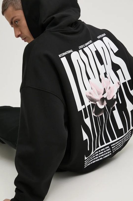 Îmbrăcăminte Vertere Berlin hanorac de bumbac VER.H127 negru