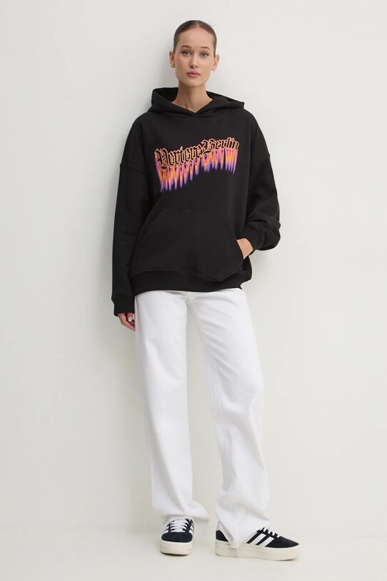 Bavlnená mikina Vertere Berlin VER.H122 čierna AW24