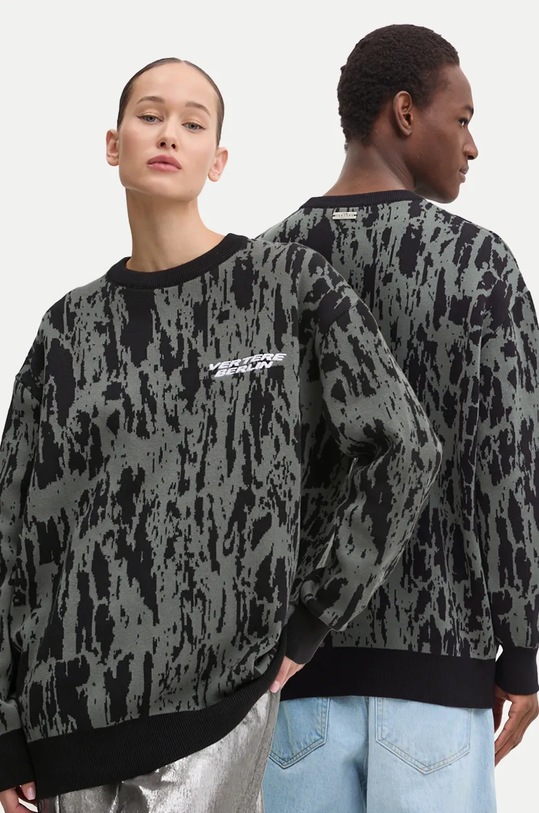 Хлопковый свитер Vertere Berlin VER.KS124 зелёный AW24