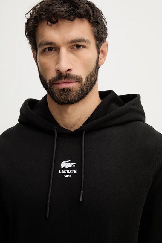 Lacoste bluza bawełniana czarny SH2740