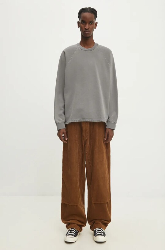 A.P.C. felpa in cotone Kick Out COHBT.M27954.LAD grigio