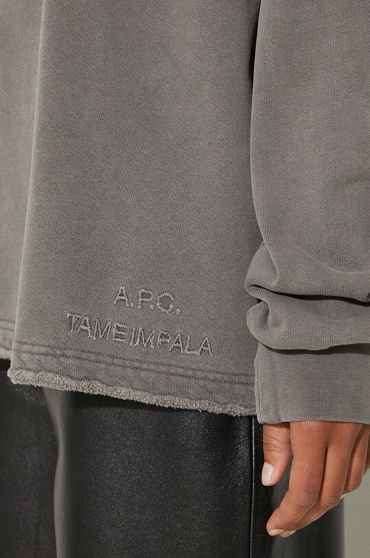 A.P.C. felpa in cotone Kick Out COHBT.M27954.LAD