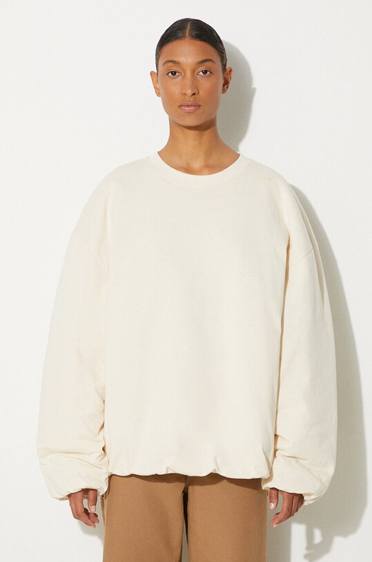 Clothing A.P.C. cotton sweatshirt Kook COHFL.M27945.AAD beige