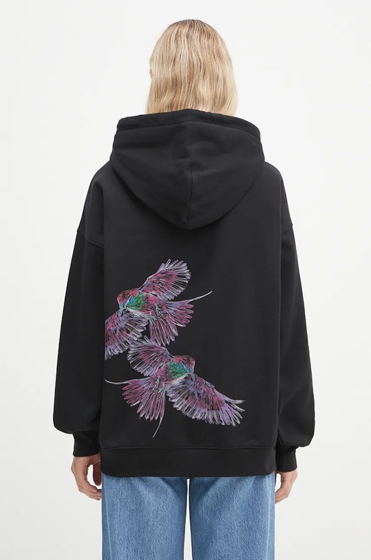 Y-3 bluză Graphic Hoodie cu gluga negru IX0403