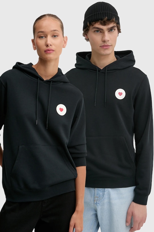 Converse bluza z kapturem czarny 10026889.A01