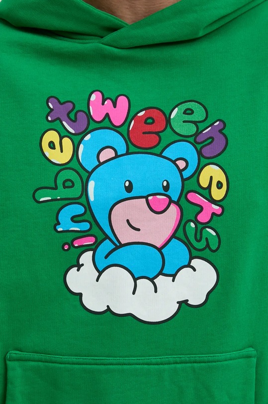 Inbetweeners bluza bawełniana F4TWUAHS020 zielony