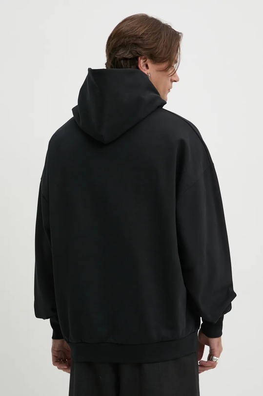 Odzież Inbetweeners bluza bawełniana F4TWUAHS071 czarny