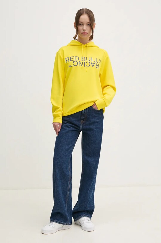 Pepe Jeans bluză Red Bull Racing x Pepe Jeans galben RU580001