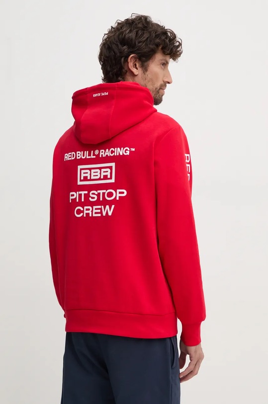 Mikina Red Bull Racing x Pepe Jeans RU580006 červená AW24