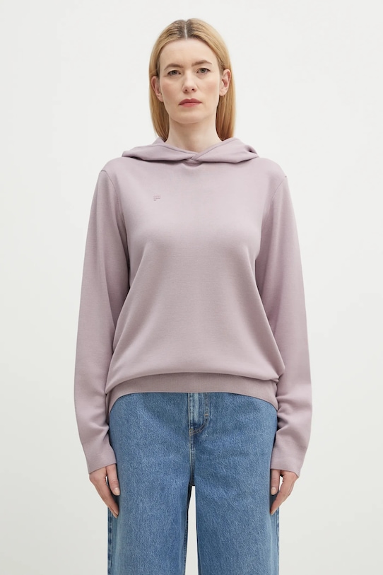 Шерстяная кофта Pangaia 10001273 фиолетовой AW24