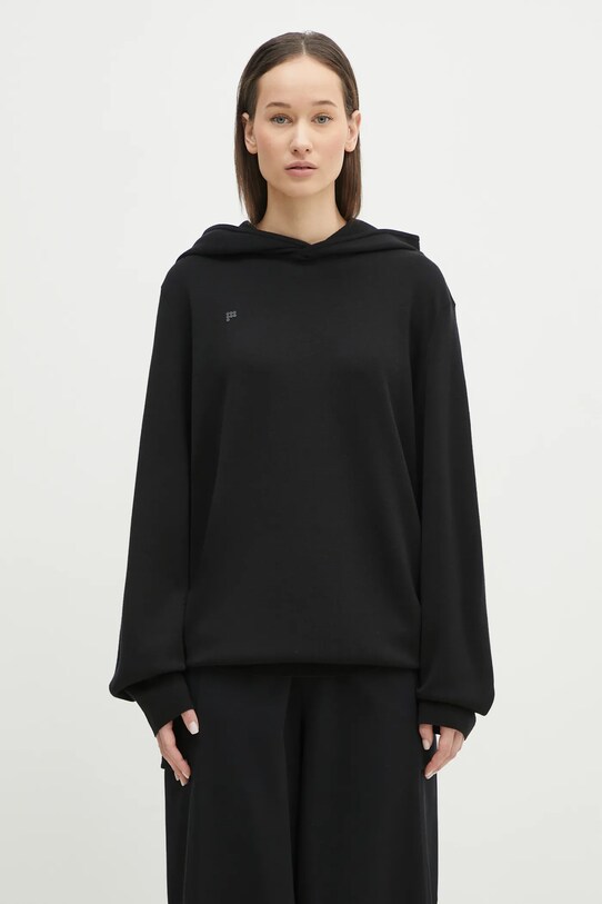 Pangaia bluza din lana 10001273 negru AW24