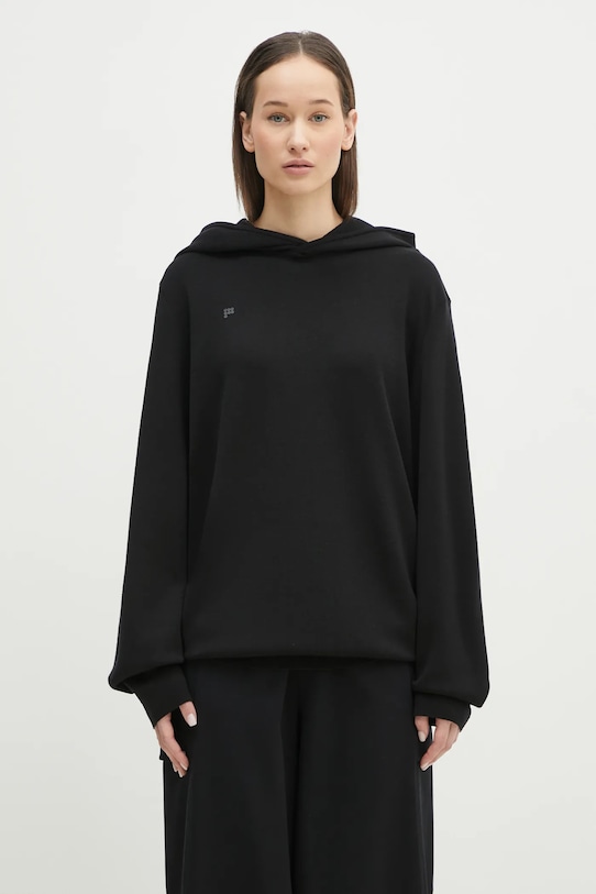 Pangaia wool sweatshirt 10001273 black AW24