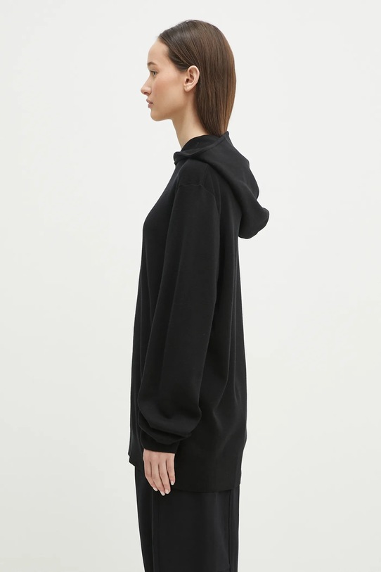 Pangaia wool sweatshirt black 10001273