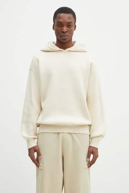 Pangaia cashmere jumper plain beige 10002216