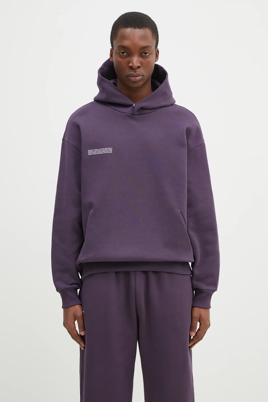 Pangaia cotton sweatshirt cotton violet 10001740