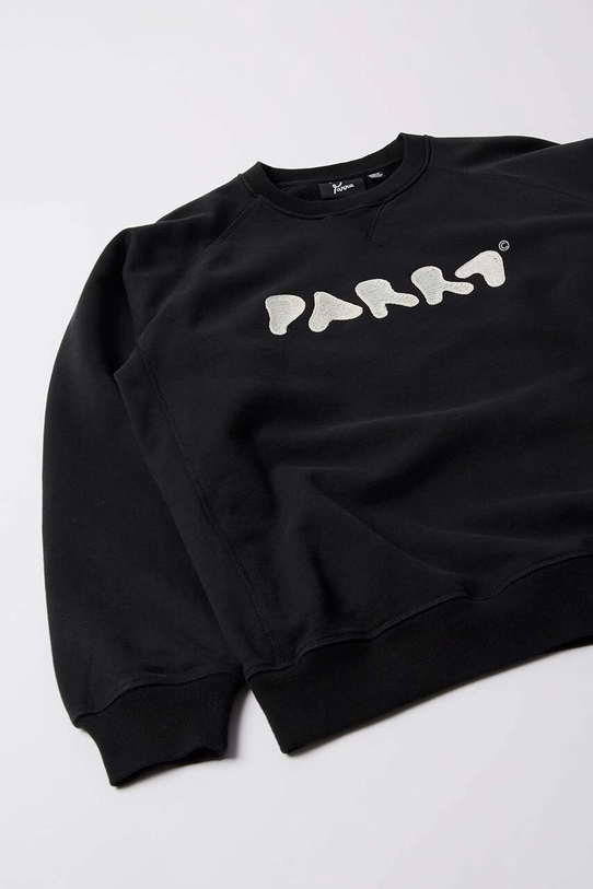 by Parra cotton sweatshirt Blob Logo Crew Neck Sweatshirt 52217 black