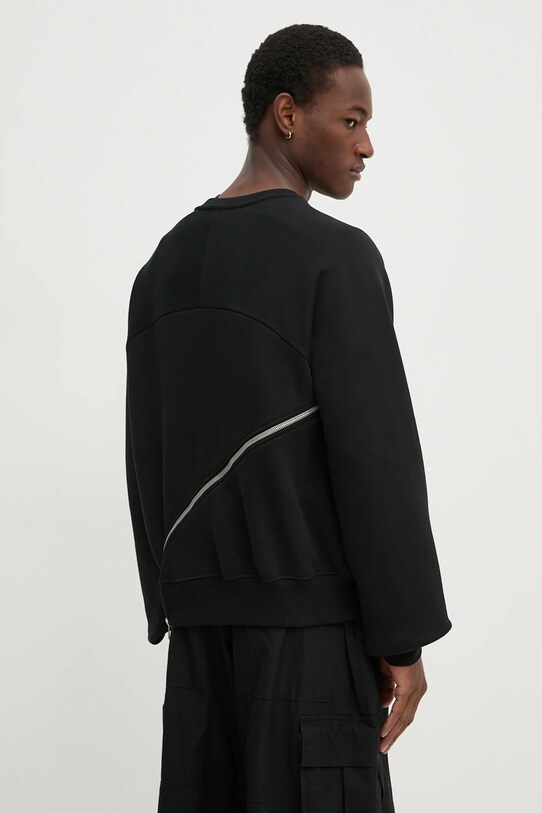 Heliot Emil cotton sweatshirt HE.M.08.054.BLK01