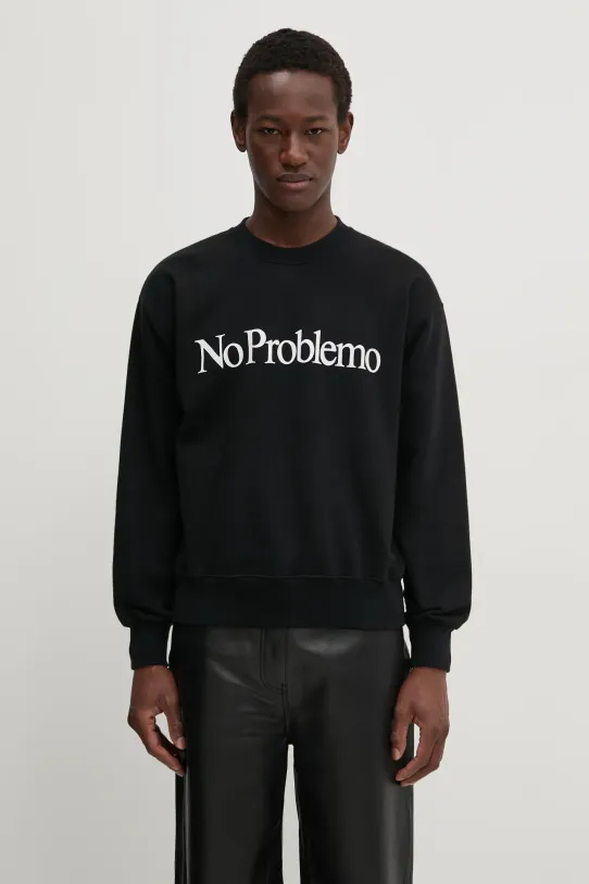 No Problemo cotton sweatshirt cotton black NP20002.02