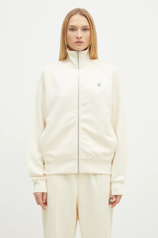 FILA+ sweatshirt Ace Track Top with elastane beige 42FW24TR02574C001