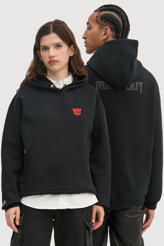 Converse bluza x Transformers z kapturem czarny 10027840.A01