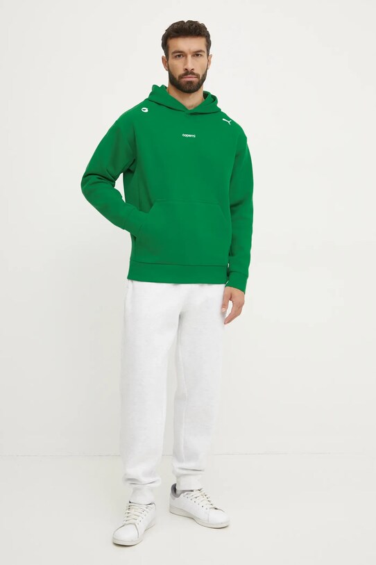 Coperni felpa x Puma 628304 verde AW24