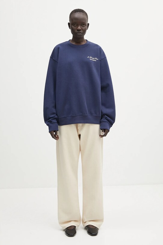 Sporty & Rich cotton sweatshirt Faubourg ST071517619BL32