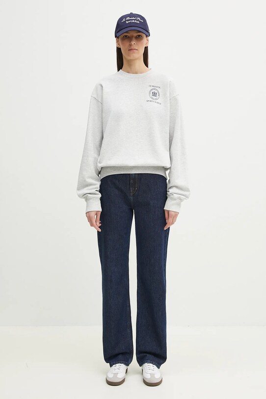 Кофта Sporty & Rich Crest Seal 100th ST071517620GY03 серый