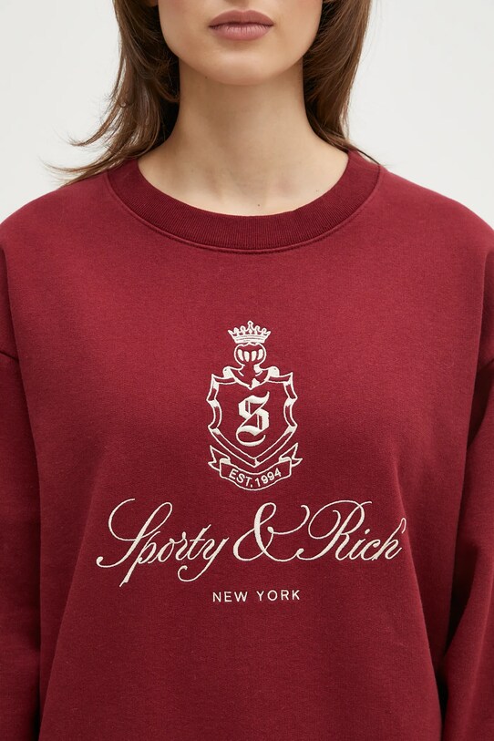 Sporty & Rich cotton sweatshirt Vendome Embroidered ST071506205RE10