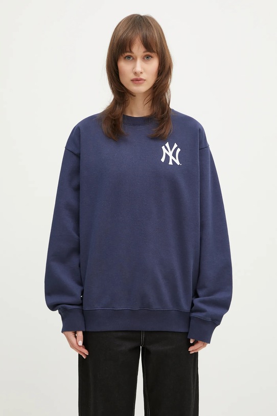 Pamučna dukserica Sporty & Rich Yankees Serif ST071505635BL32 mornarsko plava AW24